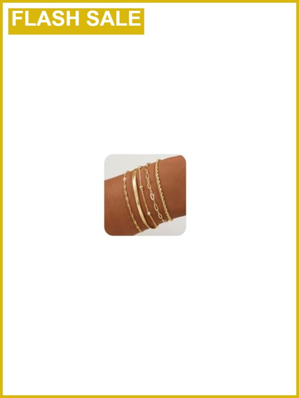 14K Gold Plated Adjustable Link Bracelet Minimalist Dainty